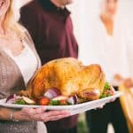 Thanksgiving Woman Holding Pla