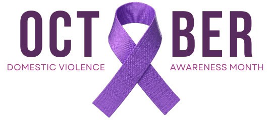 dvam october awareness month one purple ribbon